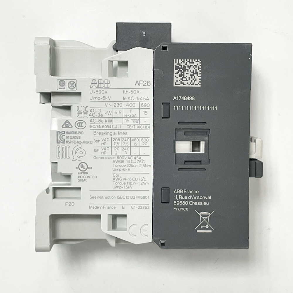 Контактор ABB 26А 110-250В AC/DC AF26-30-00-13 ( 1SBL237001R1300 )